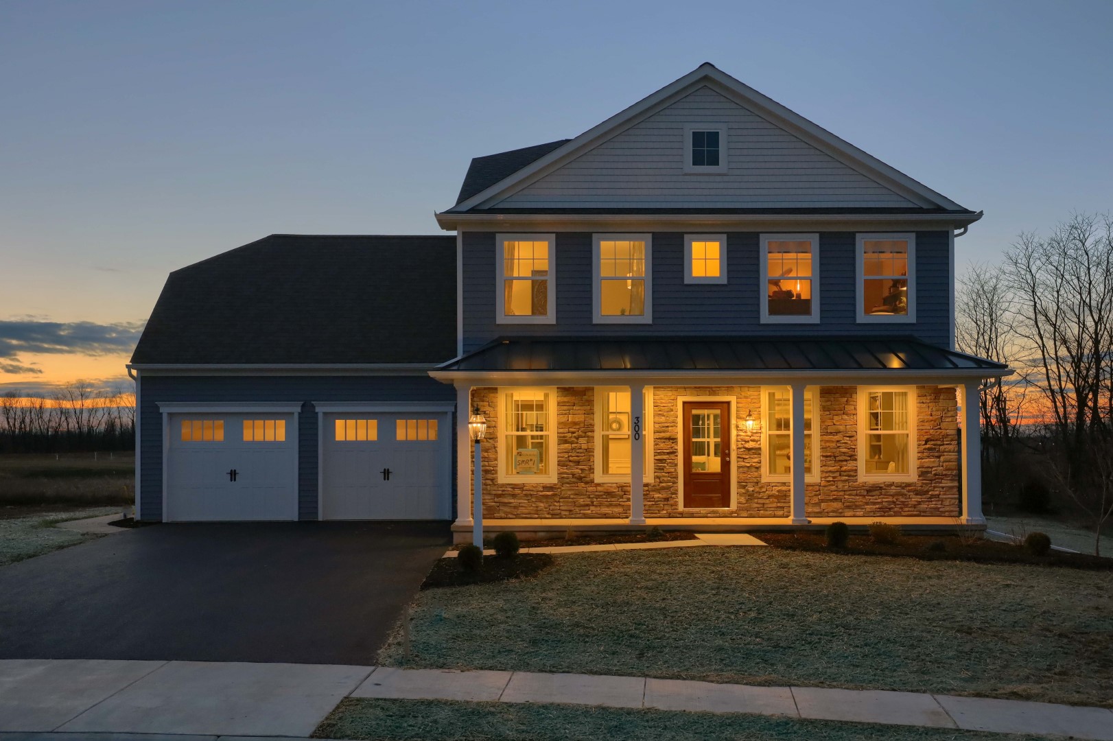 Spring Meadow Reserve - Model Home Twilight